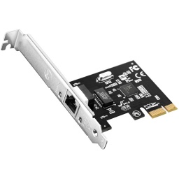 TARJETA DE RED GIGABIT 1000 MBPS RJ-45 WOL CUDY PE10 PCI EXPRESS PCI-E DOBLE PERFIL