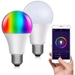 Lampara Led Inteligente Philips Wifi Smart Color E27 x4