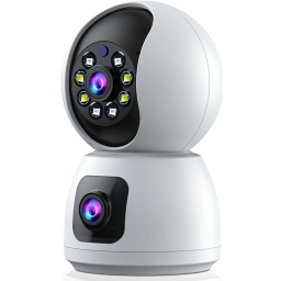 DOBLE CAMARA WIFI FIJA + DOMO INALAMBRICO IP ANDROID IOS IPHONE