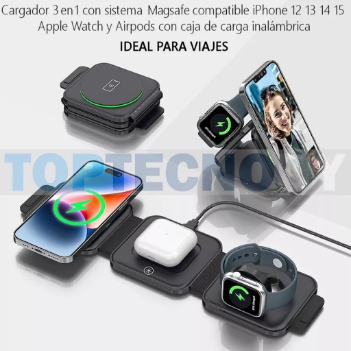Cargador inalámbrico Apple MagSafe para iPhone