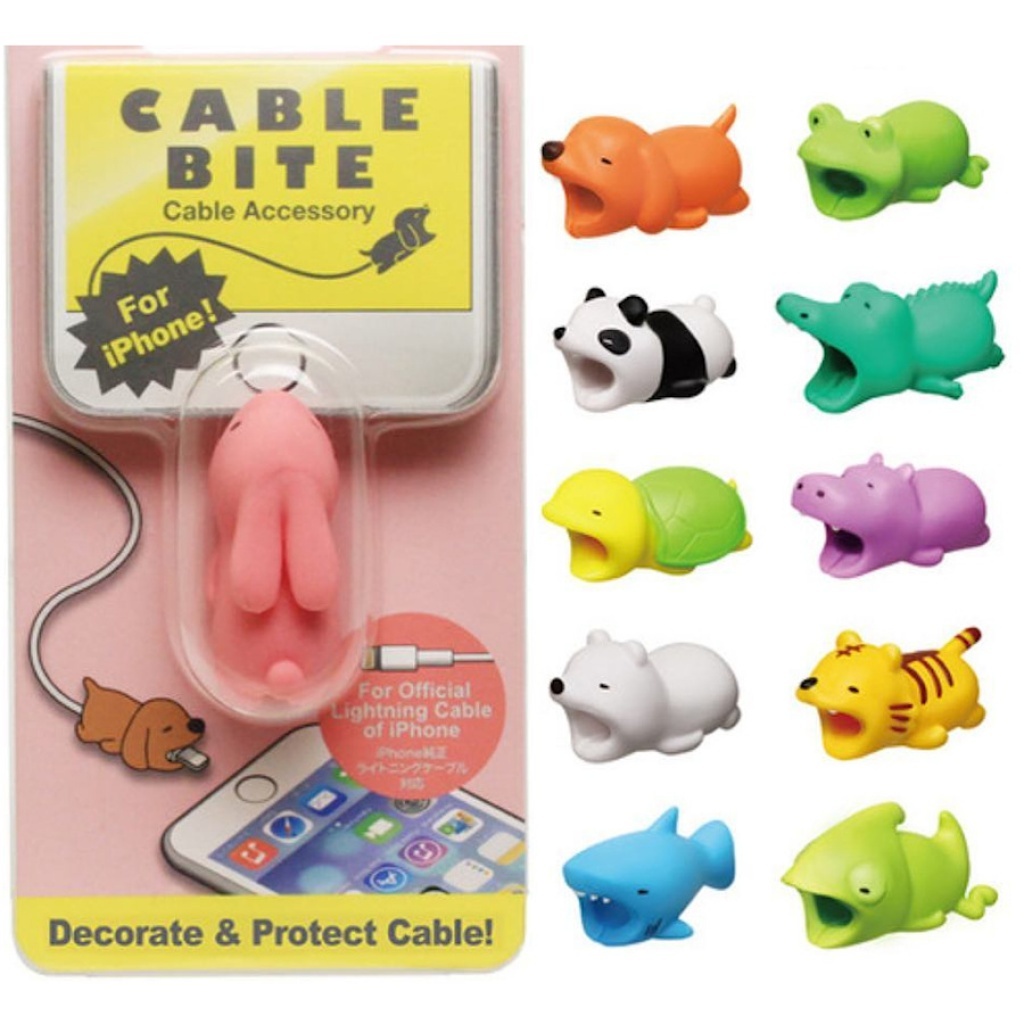 Protector de cable para el iPhone con forma de animalitos  Accesorios para  telefonos, Cosas para celulares, Fundas para ipod