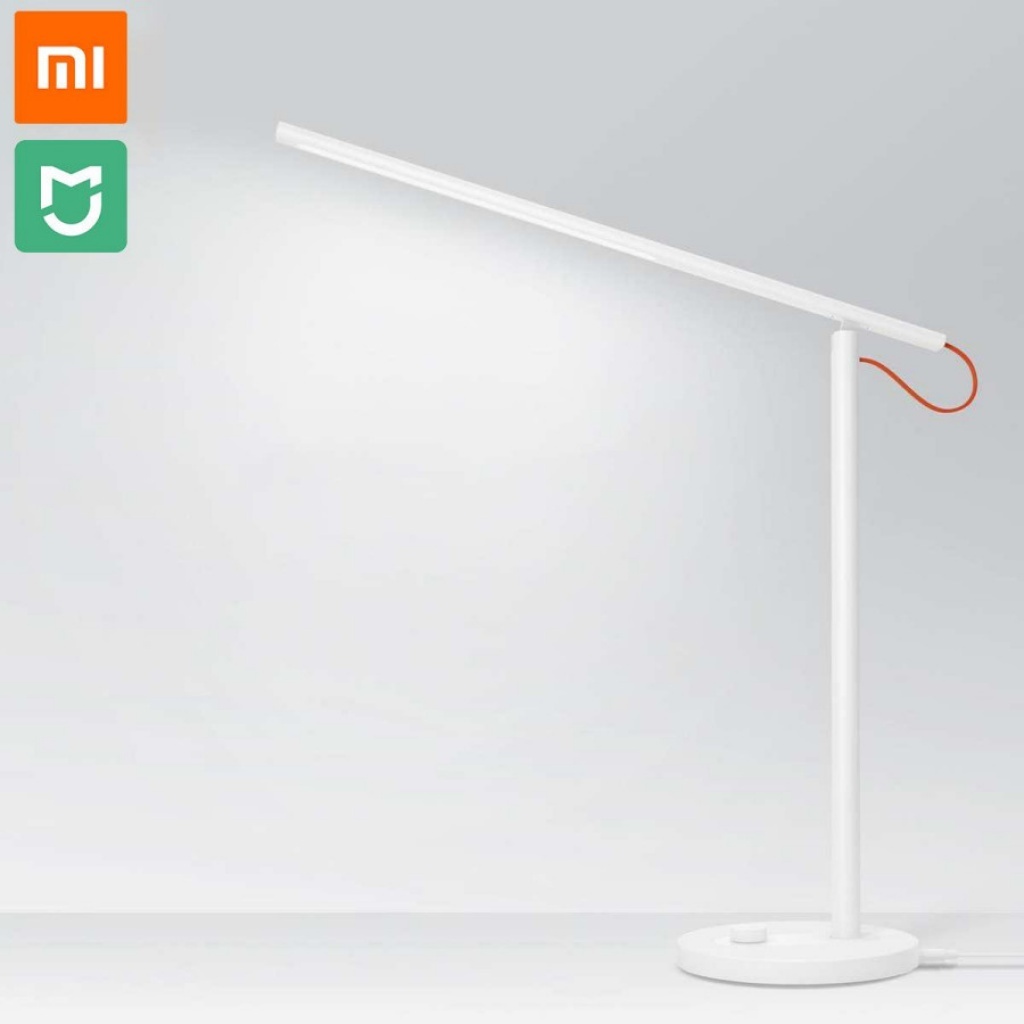 Lámpara escritorio LED muy moderna Eleni, blanca