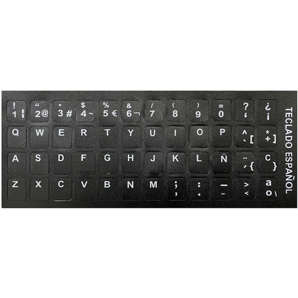 Pegatinas teclado español portátil ASUS - spanish stickers