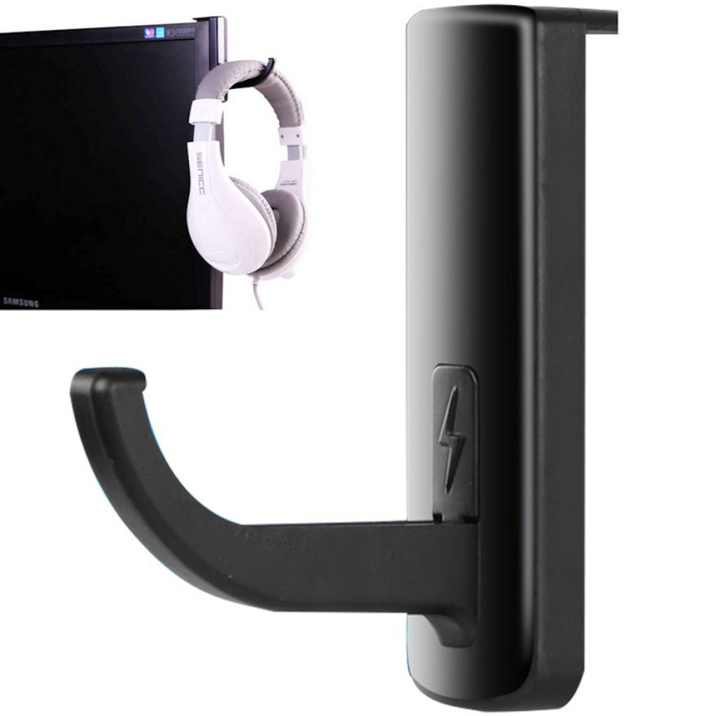 Homcom Mesa Gaming con Soporte de Monitor Portavasos y Gancho para  Auriculares