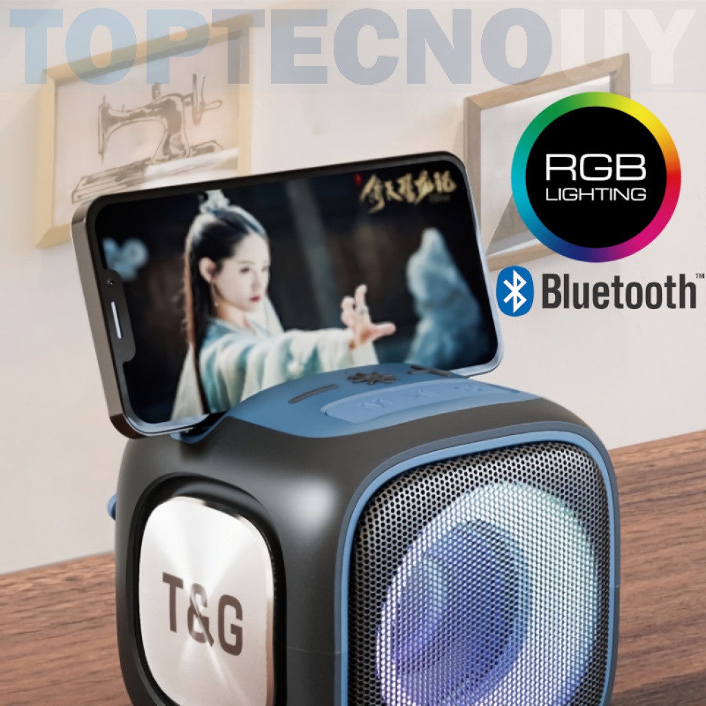 Altavoz Bluetooth Portátil Manos Libres TS/USB con Iluminación RGB TG-359