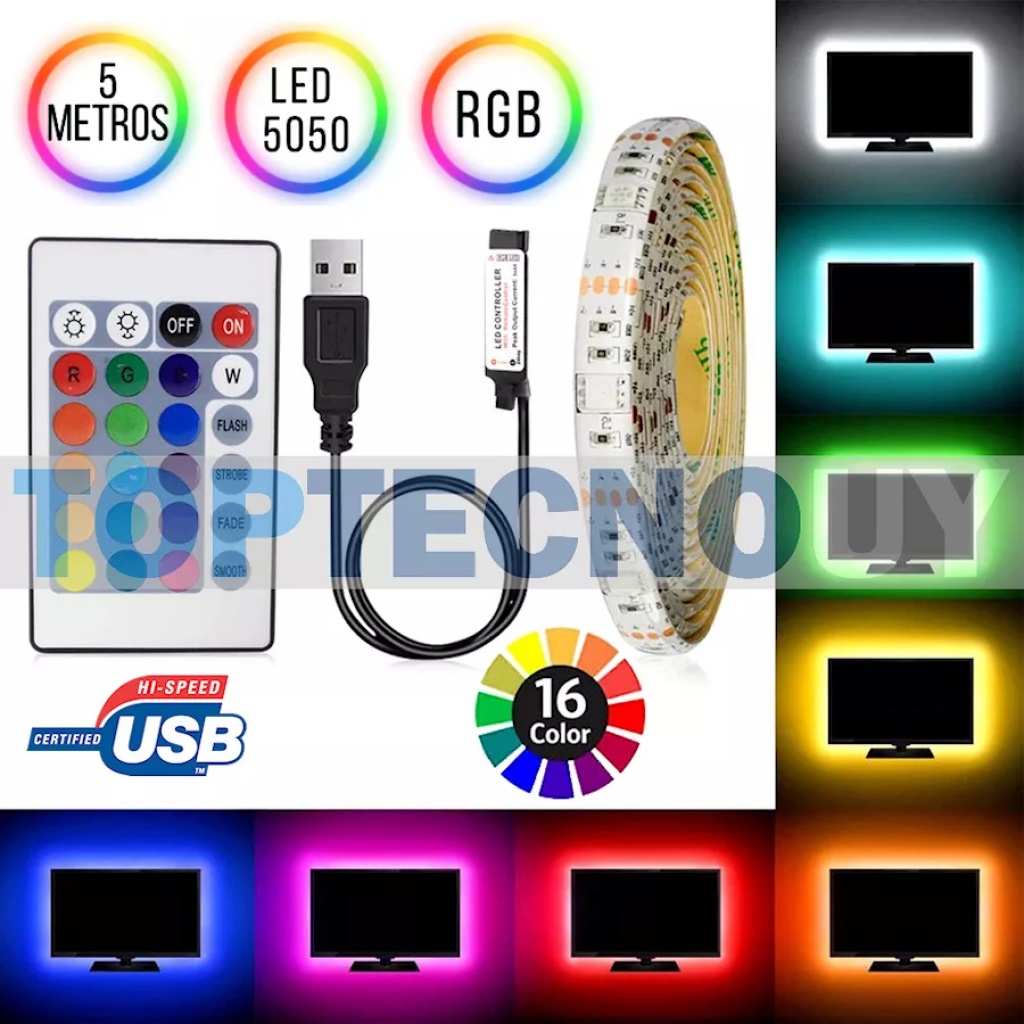 Ripley - CINTA TIRA LED RGB FENIX IMPORT 5M MÚSICA BLUETOOTH USB CON APP