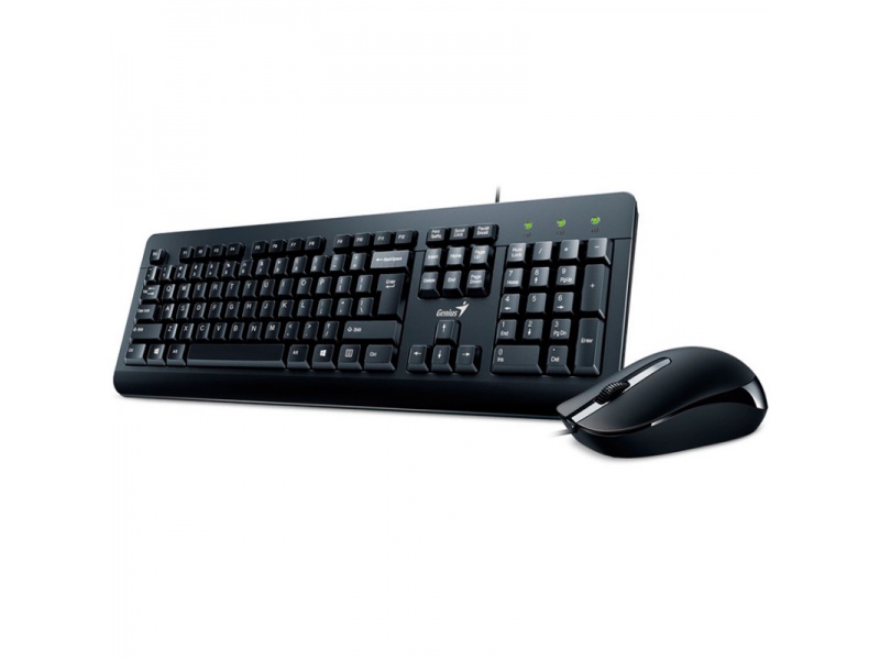 COMBO TECLADO EN ESPAOL Y MOUSE GENIUS KM-170 KM-160 CABLE CABLEADO USB