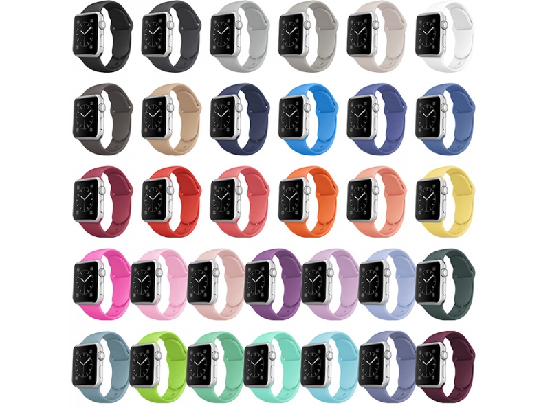 MALLA SILICONA COMPATIBLE PARA APPLE WATCH DE 38MM / 40MM / 41MM