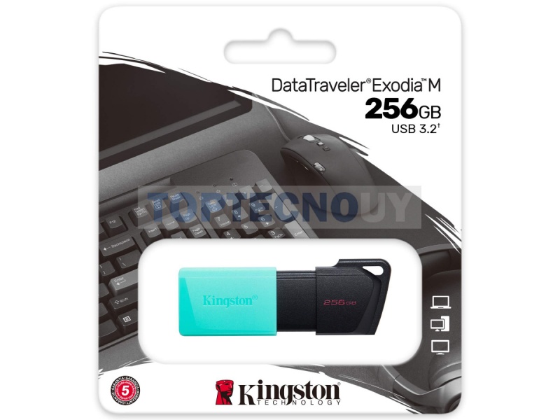 PEN DRIVE 256GB KINGSTON DATATRAVELER EXODIA M PENDRIVE USB 3.2 3.1 3.0 2.0
