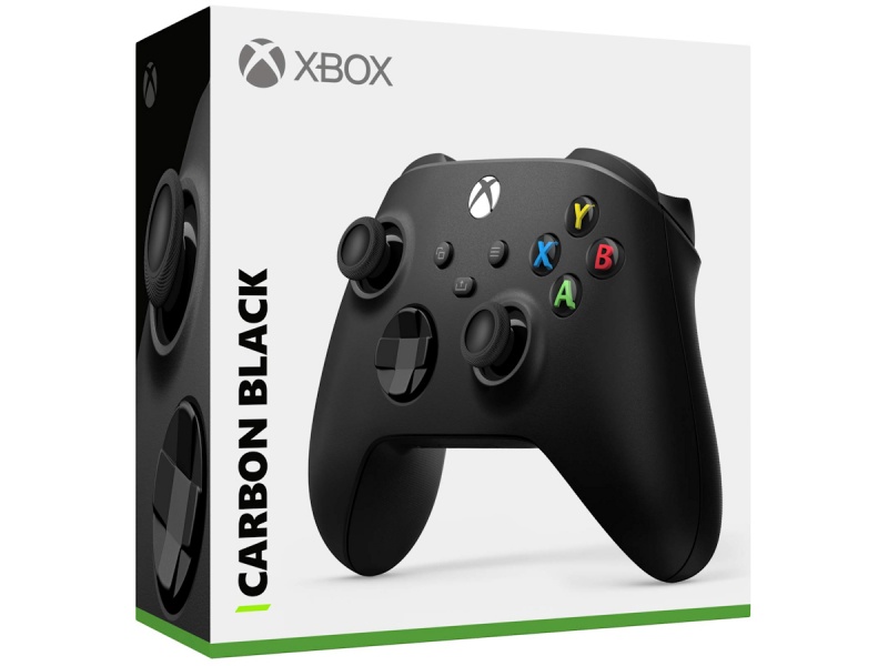 JOYSTICK CONTROL INALAMBRICO XBOX ORIGINAL CARBON BLACK SERIES X/S ONE PC WINDOWS ANDROID