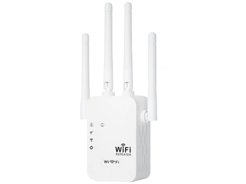 REPETIDOR O EXTENSOR WIFI 4 ANTENAS WI-FI 2.4GHZ Y 5GHZ DUAL BAND PUERTOS ETHERNET WAN LAN